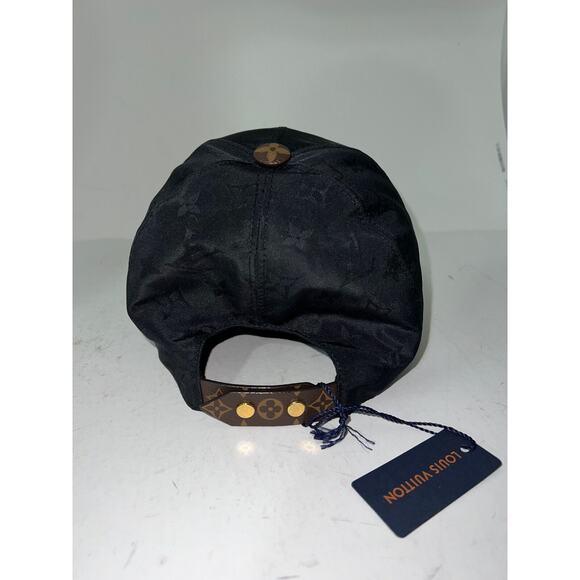 Louis Vuitton LV Get Ready Cap Black Brown Monogram Logo Sun Baseball Hat M main image 4